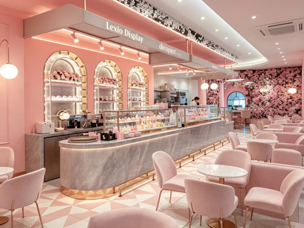 How to make your ice cream shop look elegant