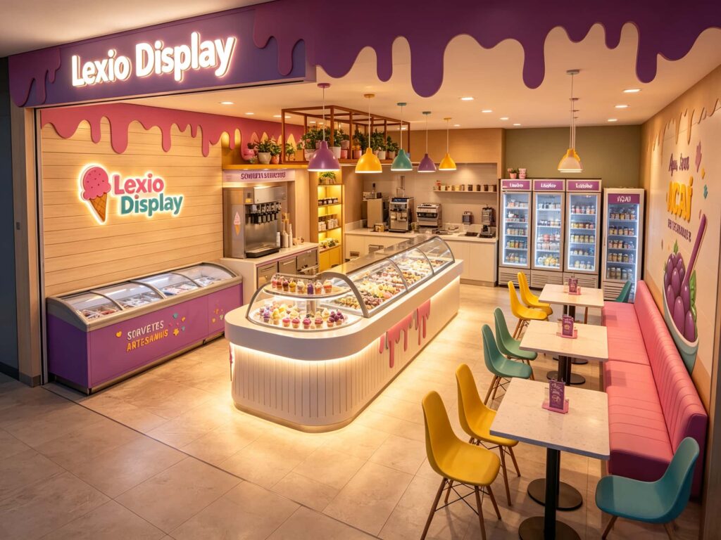 ice cream shop design