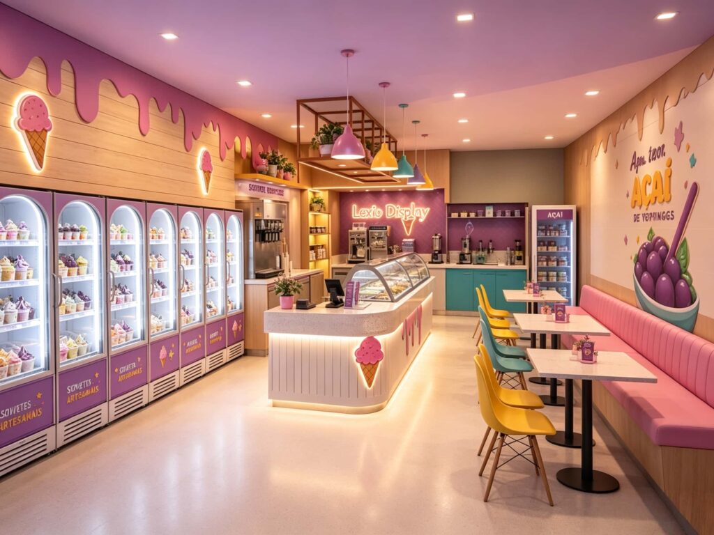 ice cream shop design