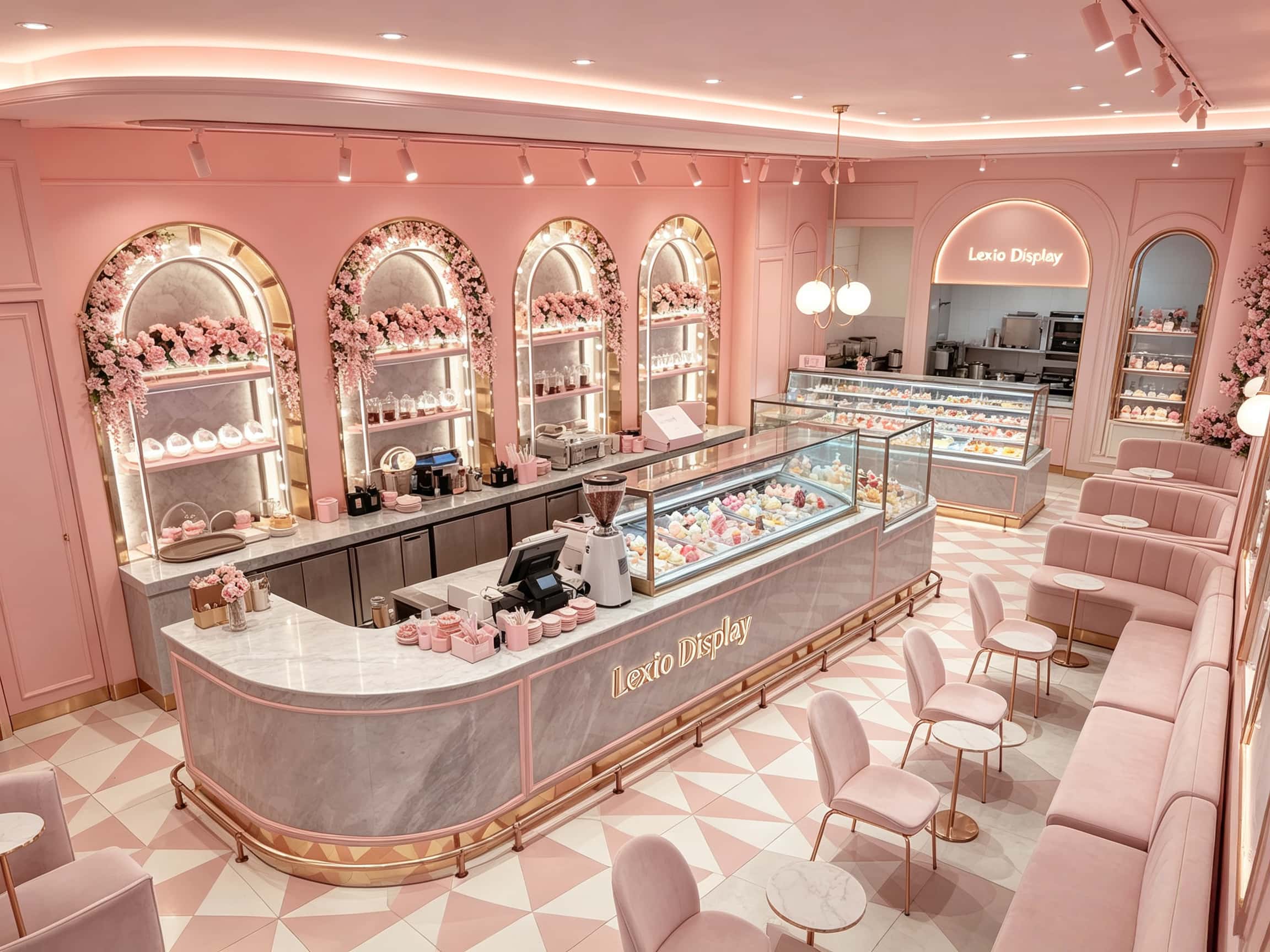 How to make your ice cream shop look elegant