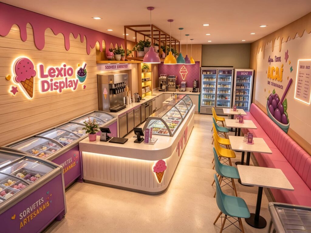 ice cream shop design