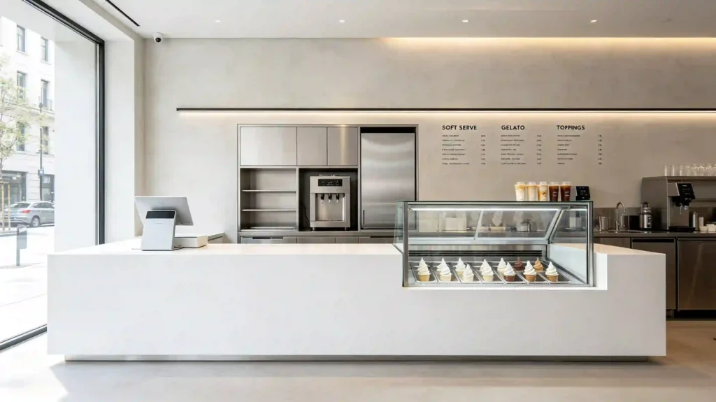 ice cream shop design style1