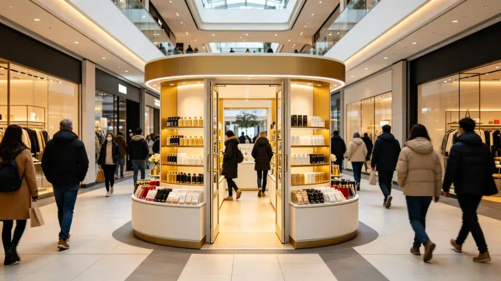 custom mall kiosks design idea