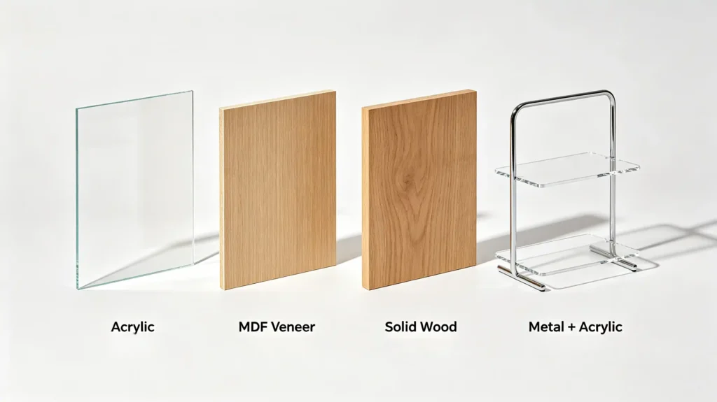 wholesale nail display-material choose