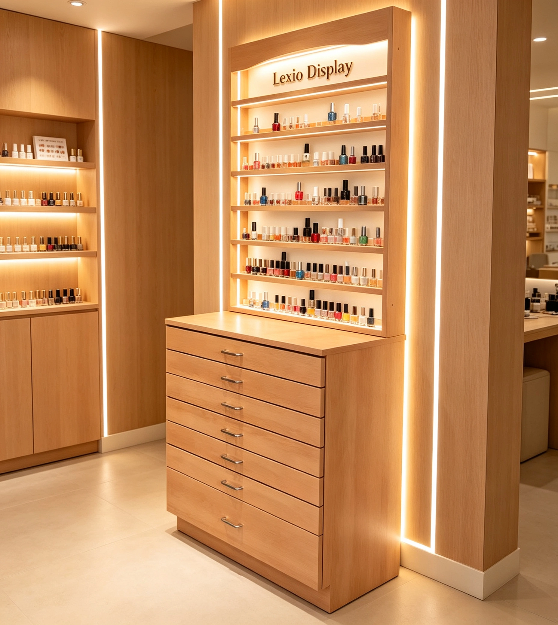 Nail Polish Display Cabinet