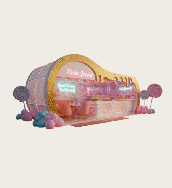 outdoor ice cream kiosk