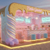 outdoor ice cream kiosk