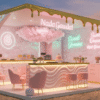 outdoor ice cream kiosk