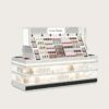 Custom White Cosmetic Gondola Display Table | Open Makeup Retail Showcase For Beauty Store