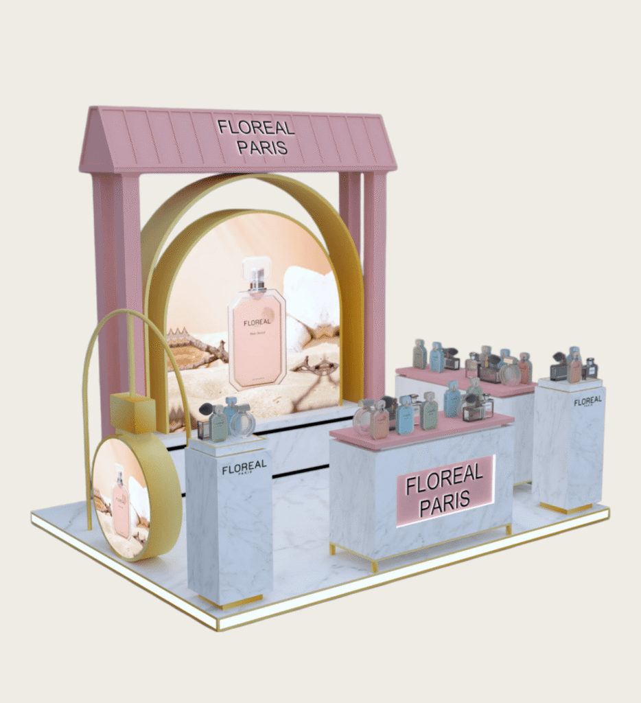 perfume kiosk