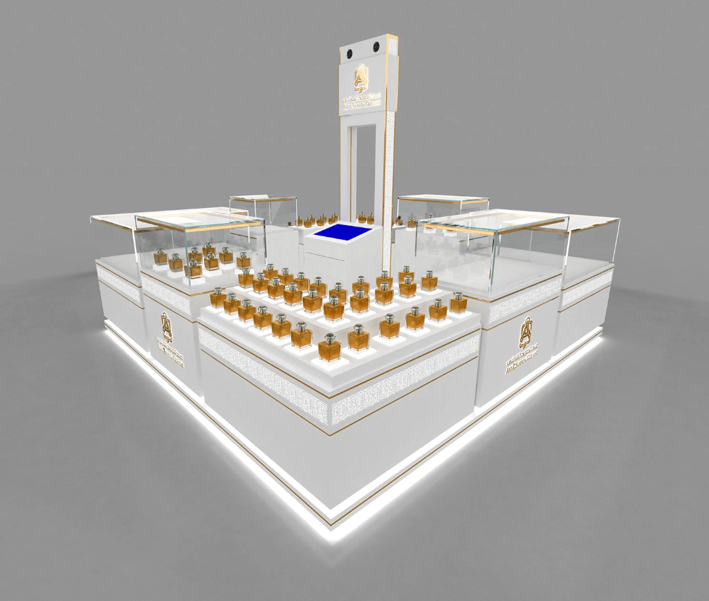 perfume kiosk