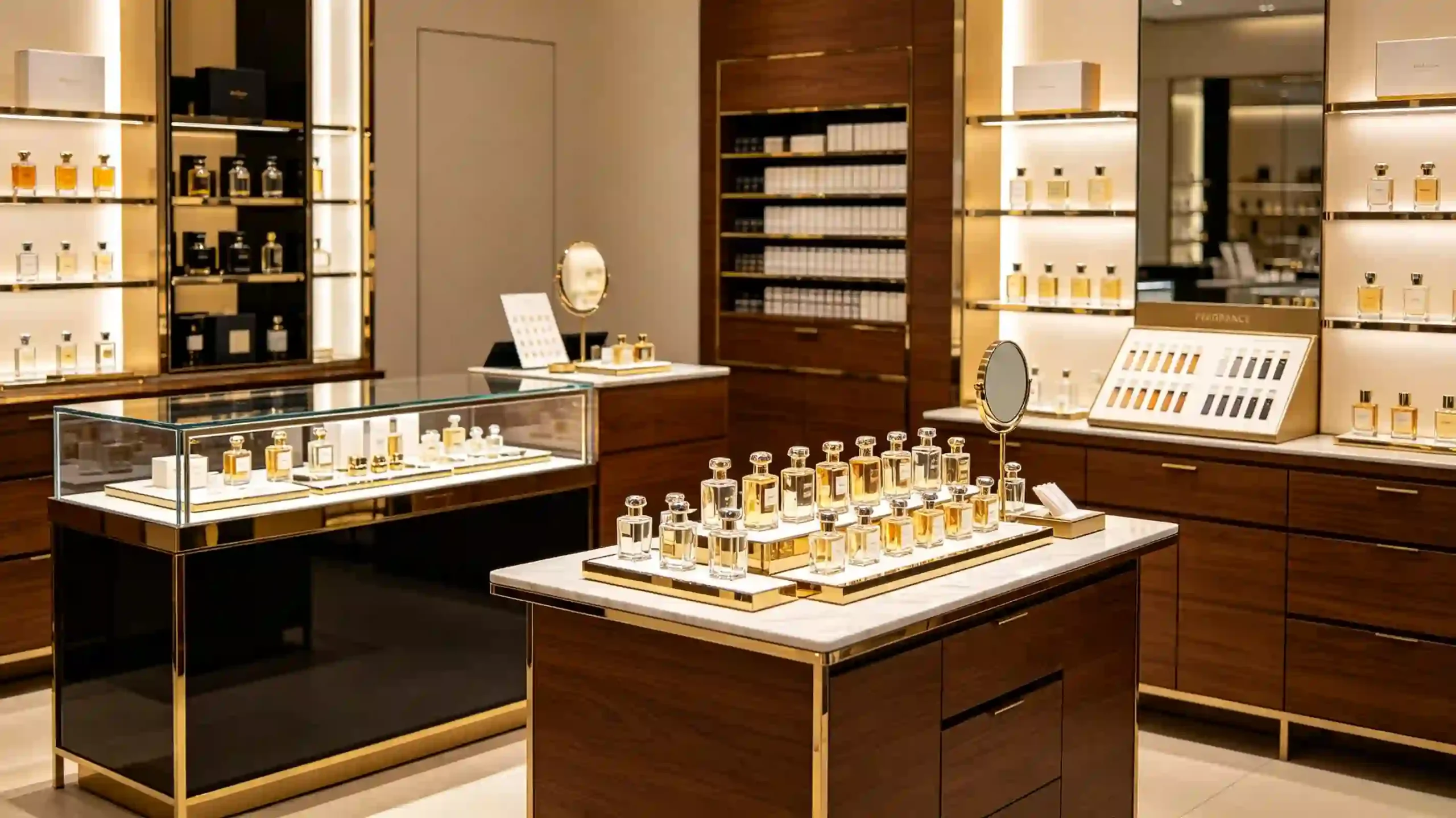 perfume store design furniture