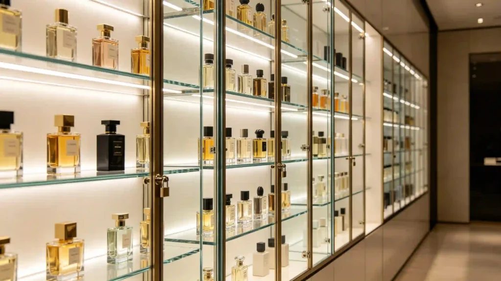 perfume wall cabinet