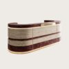 reception desk design (1) Custom Curved Marble Reception Desk with LED Lighting for Commercial Spaces & Factory Wholesale