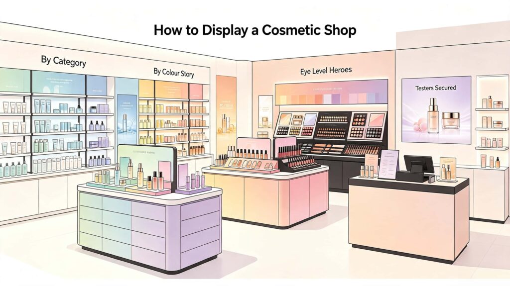 How to Display a Cosmetic Shop?