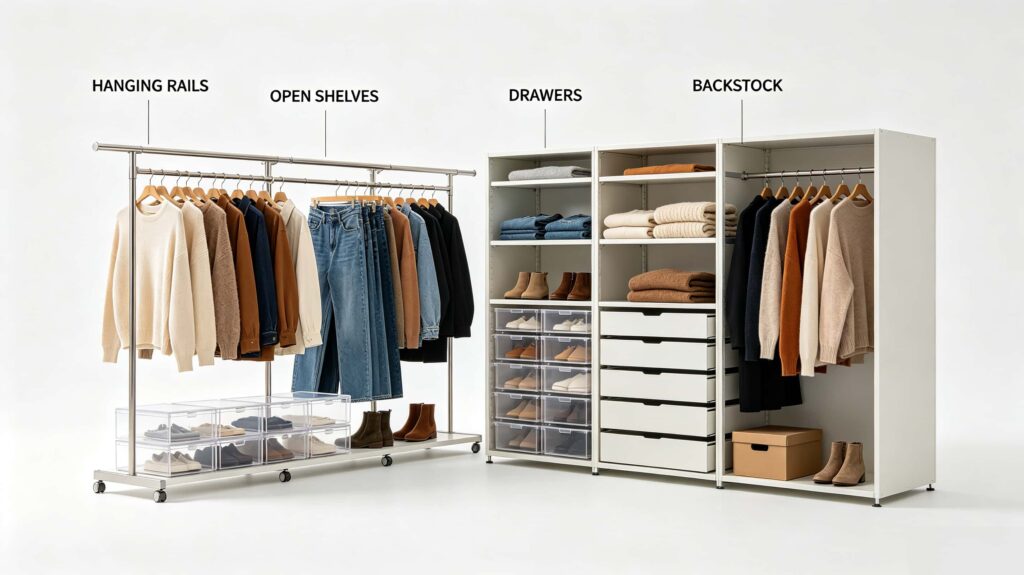 What are the best storage solutions for clothing?