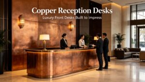 Copper Reception Desk
