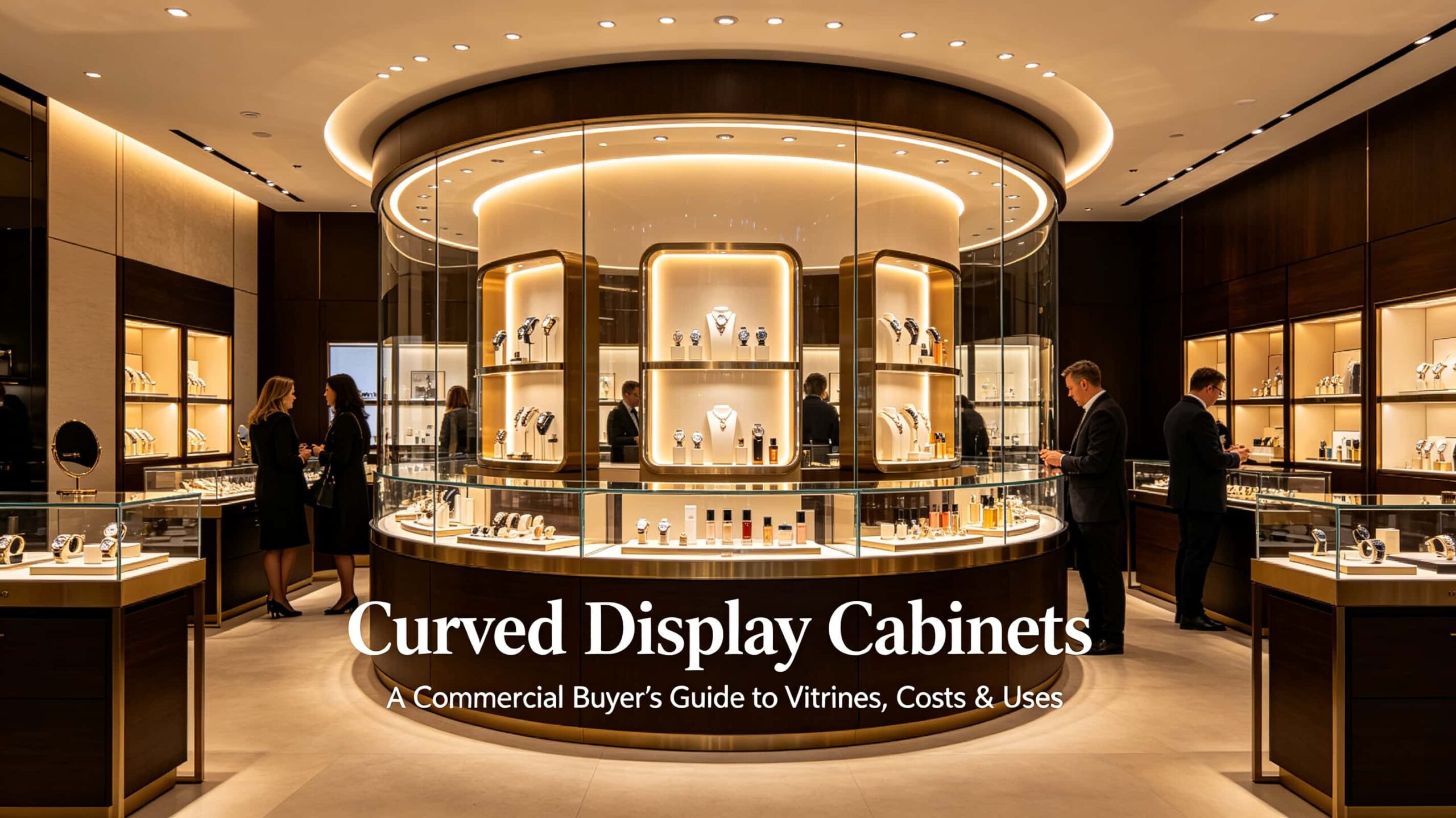 Curved Display Cabinets: A Commercial Buyer’s Guide to Vitrines, Costs & Uses