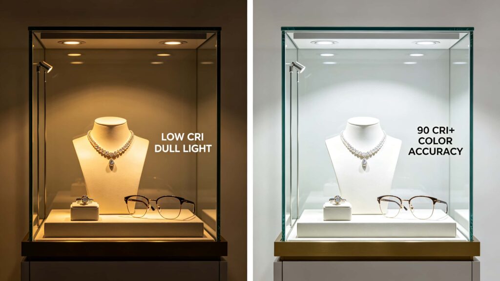 LED lighting and color rendering