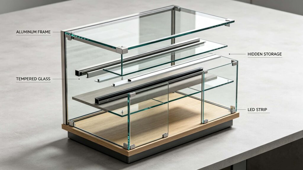 Why are glass display cabinets so expensive?