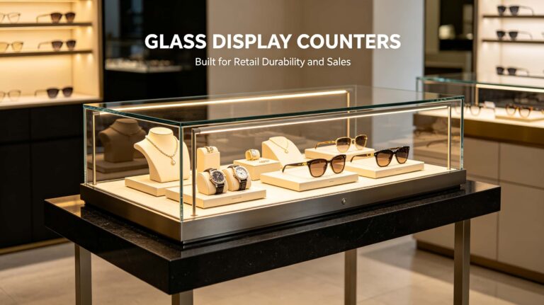 Glass Countertop Display Cases: A Commercial Buyer’s Guide to Durability & Cost