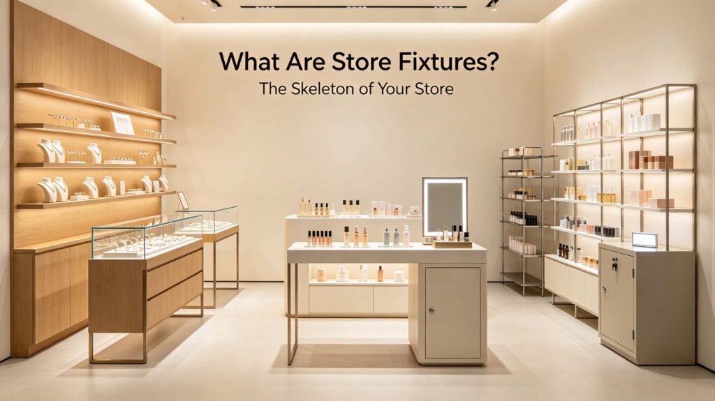 What are store fixtures?
