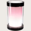 column display cabinet (14) Soft Glow Cylindrical Nightstand Lamp | Elegant Pink Gradient Desk Lamp for Bedroom