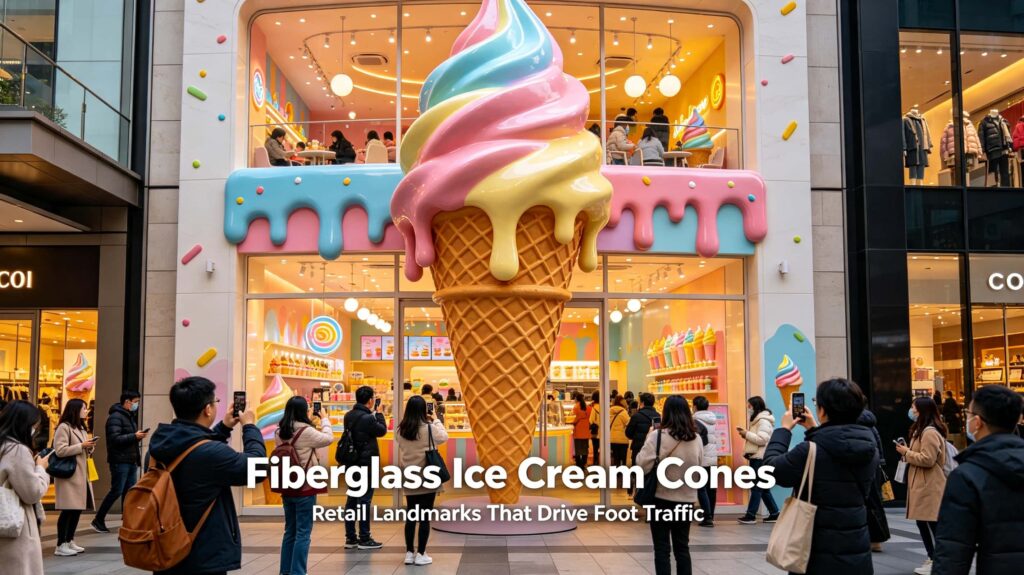 fiberglass ice cream cones