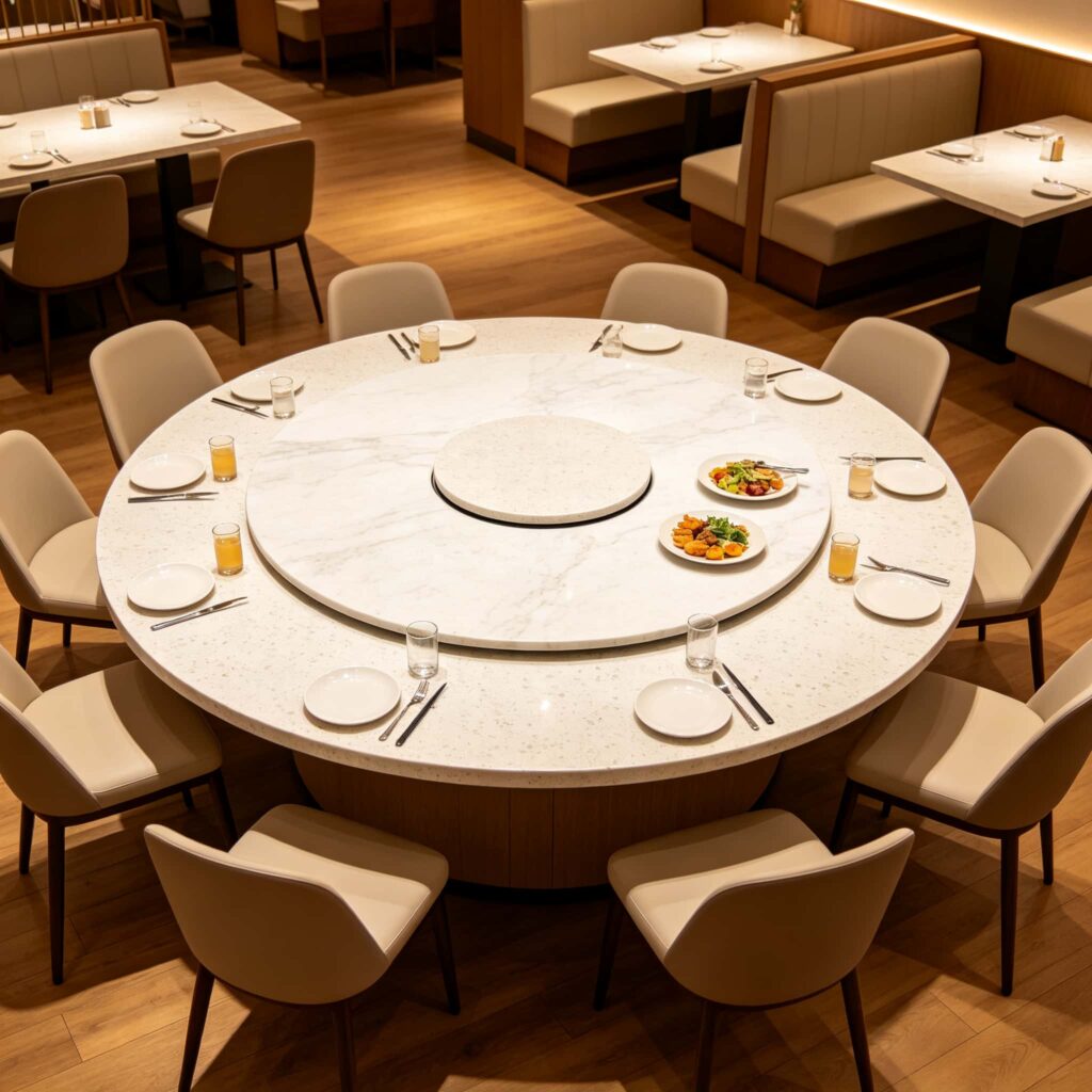 Style #4: The Large Circular Shared Table