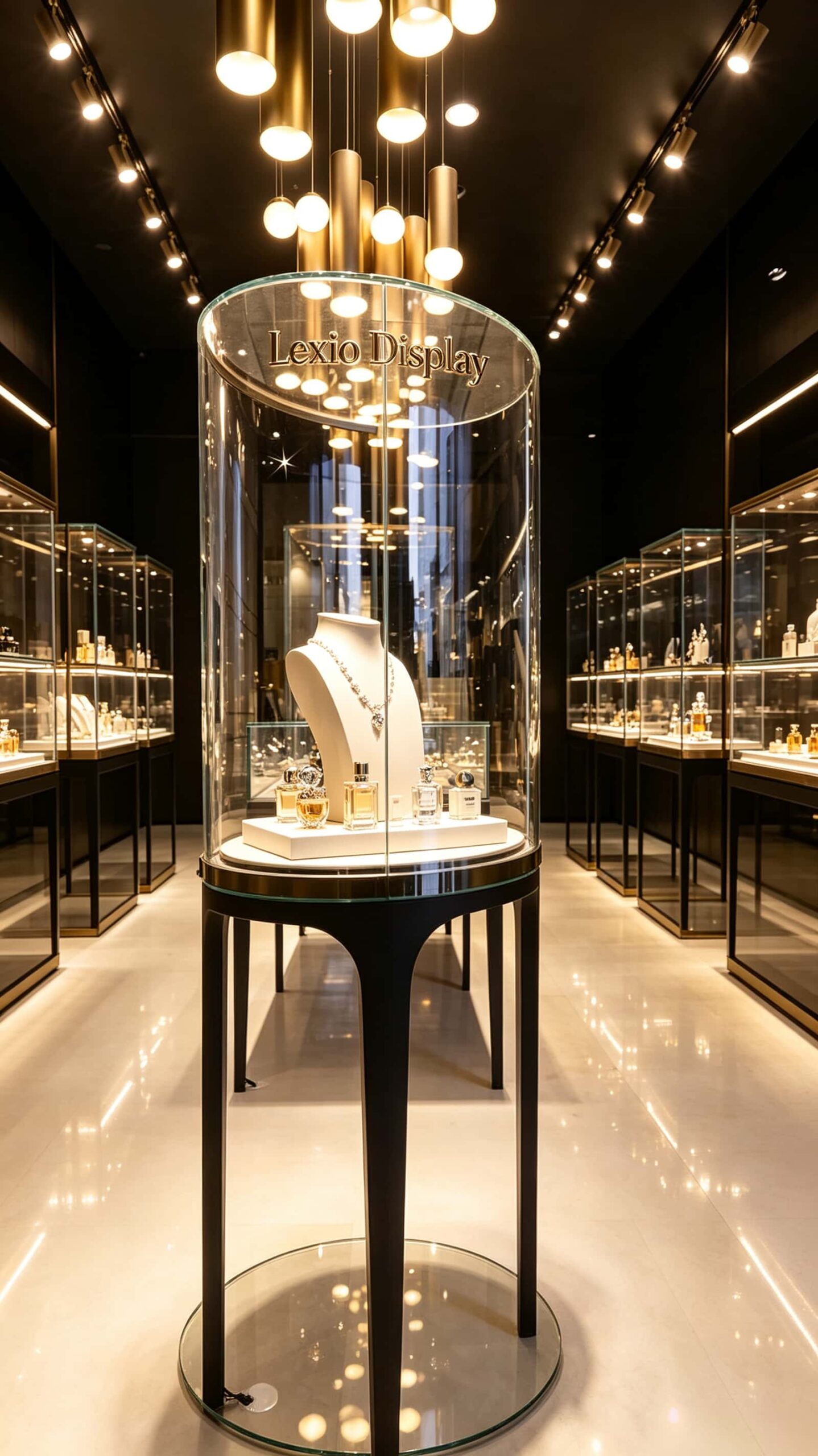 jewelry display showcase