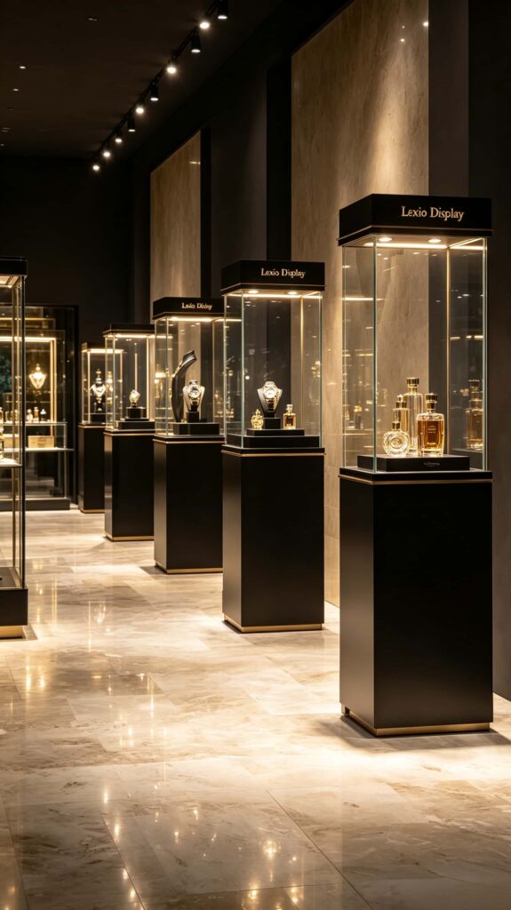 jewelry display showcase