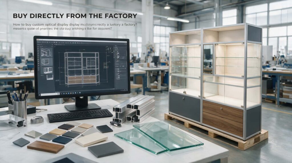 How to buy custom optical display cabinets directly from a factory?