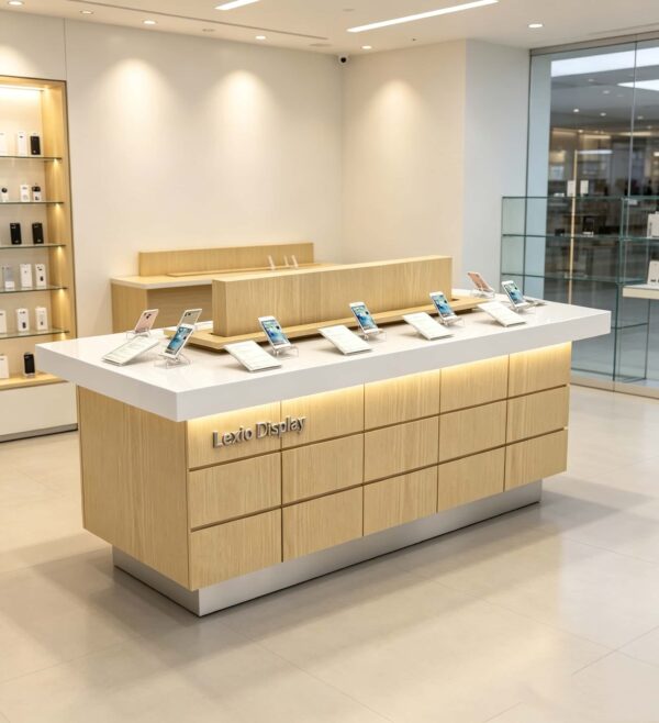 phone display cabinet