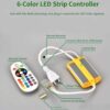 Custom 2835 RGB LED Strip Light Kit – 6-Color Remote Control & Running Light