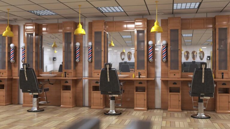 Full Commercial Barbershop Renovation Example