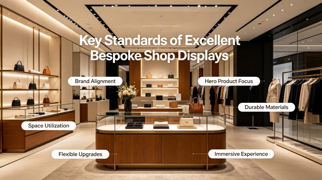 Key Standards of Excellent Bespoke Shop Displays