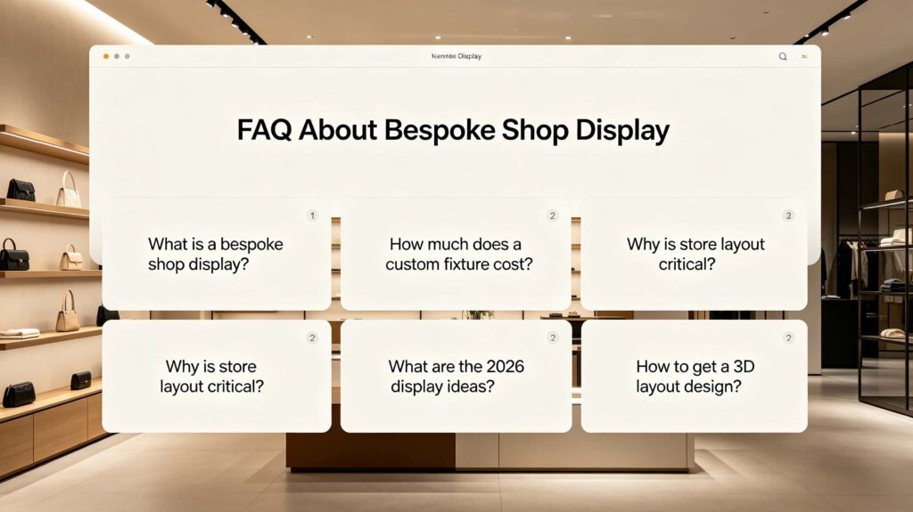 FAQ About Bespoke Shop Display & 2026 Retail Display Trends