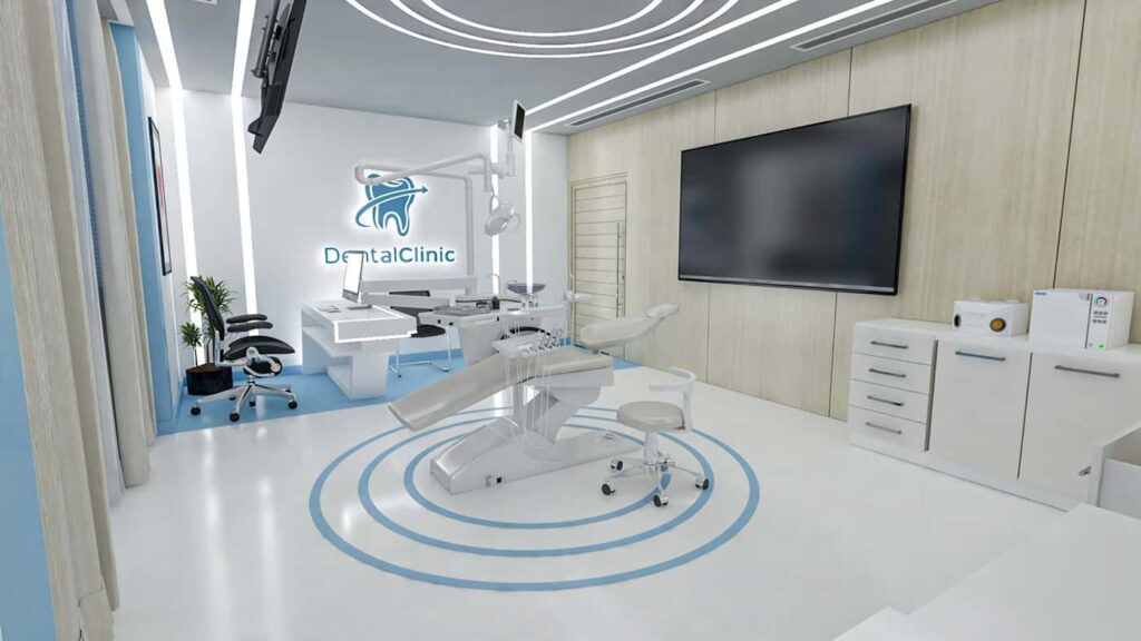 Modern Dental Clinic Design Case Study: Bright Blue & White Space