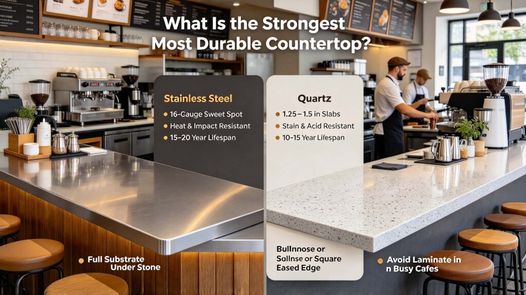What is the strongest most durable countertop?