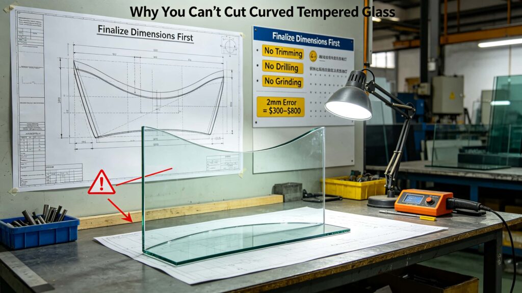 Why You Can't Cut Curved Tempered Glass