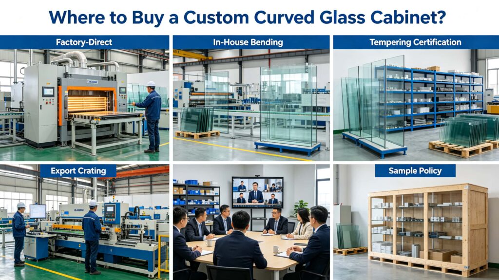 Where Can I Buy a Custom Curved Glass Display Cabinet?