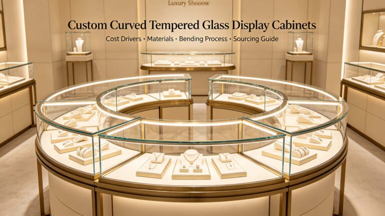 Curved Tempered Glass Display Cabinet: A Complete B2B Cost & Material Guide