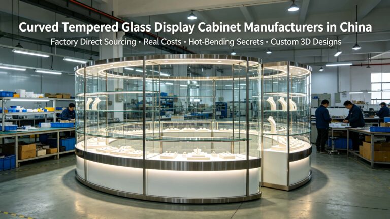 Curved Tempered Glass Display Cabinet Manufacturers: The Ultimate B2B Sourcing Guide