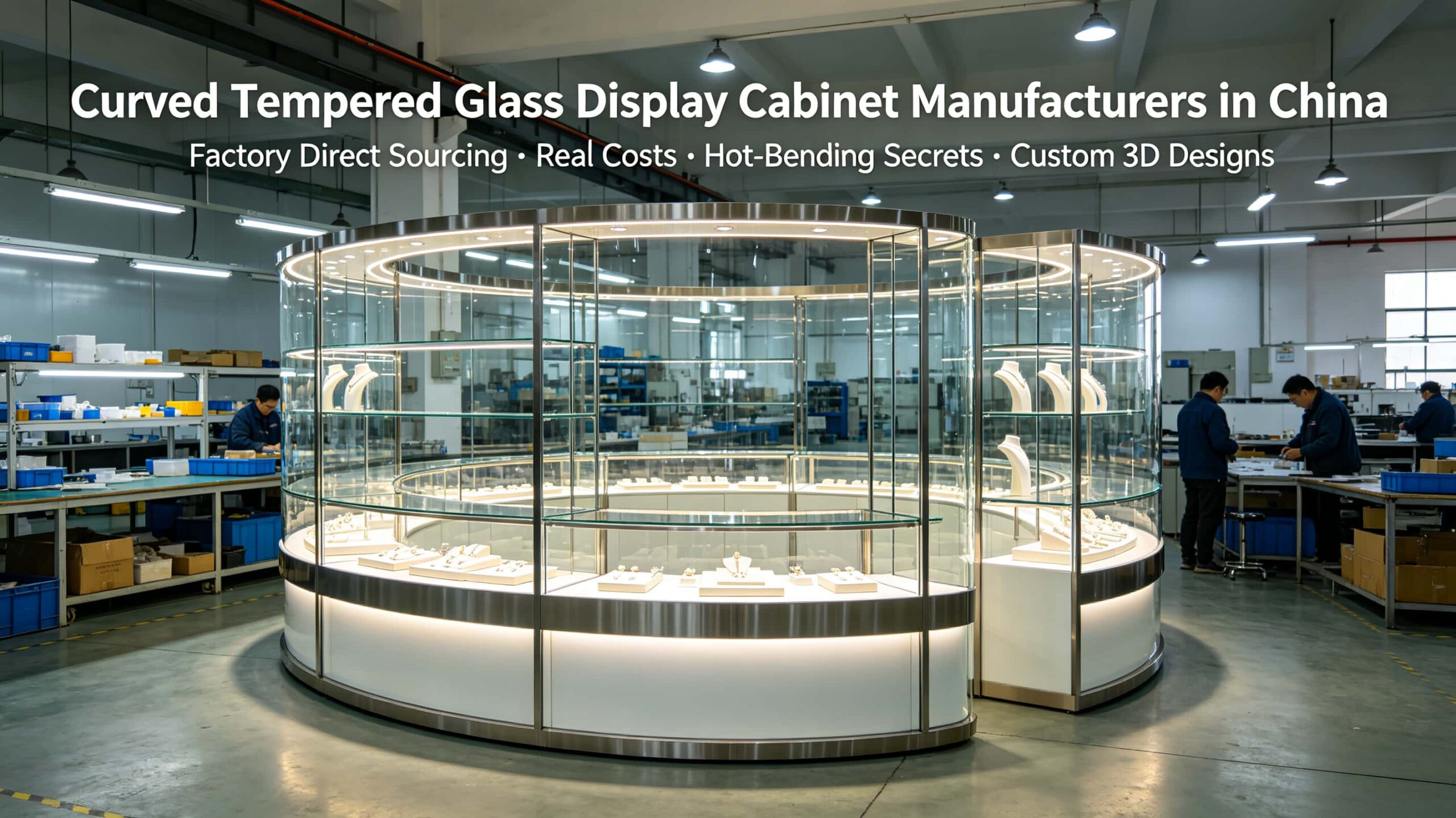 Curved Tempered Glass Display Cabinet Manufacturers: The Ultimate B2B Sourcing Guide