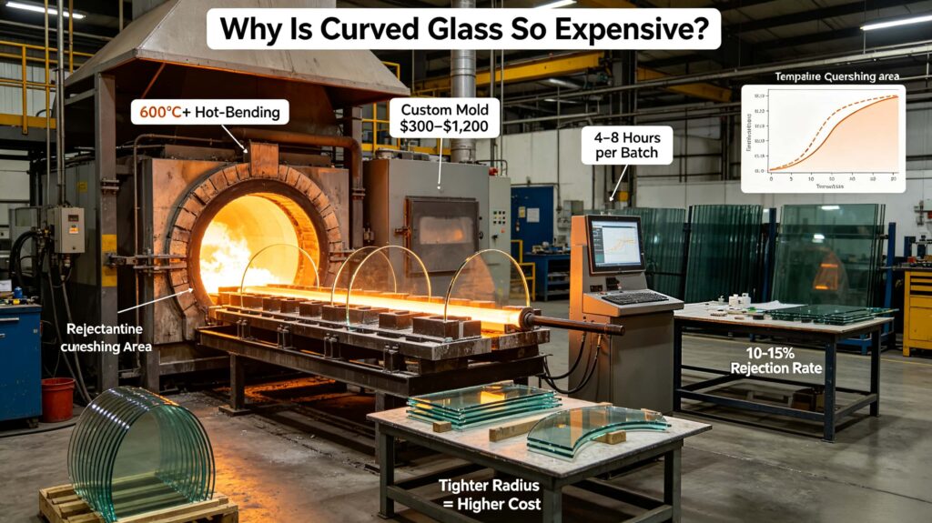 Why is curved glass so expensive?