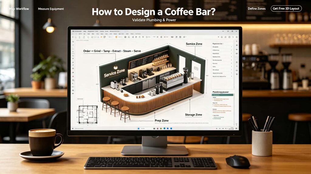 How to design a coffee bar?