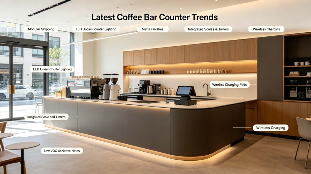 What are the latest bar counter trends?
