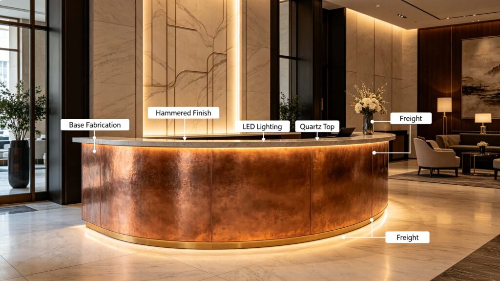 How to decorate an office reception area?