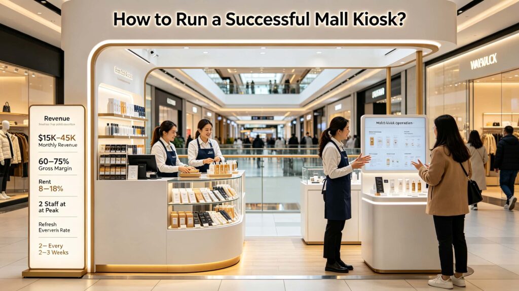 How to run a successful mall kiosk?