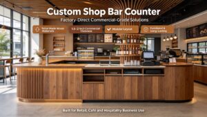 Custom Shop Bar Counter: The B2B Guide to Wood, Thickness & Cost